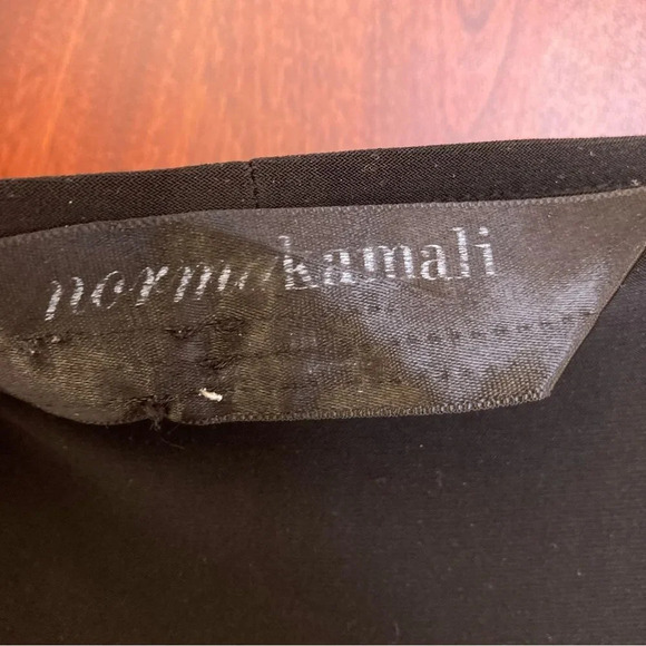 NORMA KAMALI Sleeveless Tank Dress Black Size Medium - Picture 4 of 7